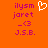 Pixelated orange background with pink text and a white heart symbol, showing two identical static frames side-by-side.