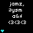 Pixel art icon with repeated text and cyan heart animations on black background, showing sequential heart count changes.