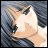 A 48x48 pixel buddy icon featuring a close-up of an anime-style character's face on the left and stylized text reading "Anime IM" with smaller text below it on the right, displayed as part of a contact sheet layout.