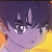 A 48x48 pixel buddy icon featuring a close-up of an anime character with purple hair and glasses, alongside text reading "Anime IM" and "com" on a black background.