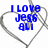 Blue pixelated text over interlocking heart outlines on white background, with partial gray overlay.