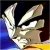 Pixelated close-up of a character's face with large ears, dark eyes, and light skin against a gradient background.