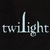 A four-quadrant displays text and a character image: 'twilight' in silver script, 'Mrs. Cullen' in pink block letters, 'Team Edward' in red block letters, and a pixelated portrait of a young man with brown hair