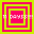 Four square display alternating pink and lime green concentric squares with '11 DAYS!!!' text overlaid, each showing a different arrangement of the nested shapes