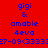 Red background with blue pixelated text repeating 'gigi & amable 4eva' and a date string in two identical horizontal sections.