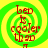 Green and yellow spiral background with red text reading 'bed is cooler than pi' in four identical