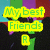 Pixelated image with four text sections: 'My best Friends R', 'Cassidy, Rachael, Neil, Sammy, Colleen', 'We Are BFFU 2008', and 'PSU & New England' over a colorful background.