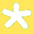 Yellow background with white star, green text 'know-ledge' and 'It's conta-geous', small green star on right.