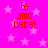 Bright pink background with scattered light pink stars and red text reading 'te amo bebe!' in four identical quadrants.