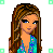 Pixel art contact sheet showing a female character with long brown hair and turquoise top alongside partial body views of another figure in blue shorts, with text overlay reading 'YOUR RIGHT: I COULD NEVER BE AS GOOD AS YOU, I COULD BE BETTER' on green background.