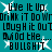 Teal background with repeated pixelated text and white starbursts, displaying phrases like 'Give It Up', 'Drink It Down', 'Laugh It Out', 'Mind The...', and 'BULLSHIT' in black block letters.