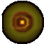 Animated sequence showing a yellow 'B' transforming from a circular shape into a solid letter with red outline, then reversing back to circular form.