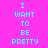 Pixelated cyan text "I WANT TO BE PRETTY" on bright pink background with black rectangular overlays in varying positions.