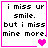 A 4-frame animated contact sheet showing a pixel-art text-based icon with pink borders and heart symbols that change across frames.