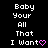 Pixelated text and heart icon displayed in two identical frames side-by-side on black background with white text and pink heart symbol.