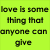 Six display text about love on green and cyan backgrounds with a heart-shaped 'I Love You' graphic in the bottom-right