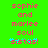 Green background with pink text reading 'sophie and marlee soul sistas!' in pixelated font, where the word 'sistas' has blue accents on some letters.
