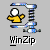 Animated sequence of a yellow-shirted figure with white head inside blue mechanical structure, performing gestures like waving and leaning.