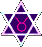 star-shaped icons with a Taurus symbol inside, each icon displaying a different color variation of the symbol