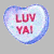 A heart-shaped candy icon with red text on a light blue and white gradient background next to green pixelated text reading "Original Icons .com" on a dark green background.