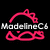 Pixelated icon with three distinct color variations of a crown and text elements on black background.