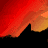 Animated sequence of red-orange sunset sky with black silhouette, text labels changing across frames from 'EARLY' to 'HORRIBLE'.