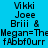 Four identical pixelated text arranged in a , each displaying names and symbols on solid backgrounds