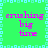 Green background with cyan pixelated border, four identical text blocks reading 'crushing big time' in pink pixelated font, arranged in a