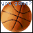 Animated sequence of a basketball with visible text 'you game?' in light blue, showing subtle frame-by-frame variations.