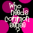 Black background with pink and magenta circles; white text reads "Who needs common sense?" in a stylized font.