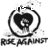 Black and white pixelated icon featuring a heart-shaped figure with a spiral inside, encircled by a thick ring, with partial text below.