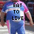 A pixelated image of a person in blue and pink clothing with text overlays reading EAT TO LIVE, DON'T, and LIVE TO EAT across different sections.