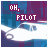 identical pixelated images showing a white car with 'OH, PILOT' text in red and blue hues
