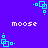 Pixelated cyan geometric shapes and white text on a solid purple background, with repeated elements arranged in a pattern