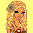 Pixel art buddy icon featuring a blonde cartoon woman with flower accessory and text about clothes/boys/cooties on yellow background.