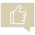 Pixelated gray thumbs-up symbol inside a light yellow speech bubble on a gray background.