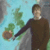 A pixelated image shows a person holding a turkey in one hand against a blurred outdoor background, with bold red text reading "LOOK TURKEYS!!" on the right side.