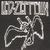 Pixelated grayscale icon featuring stylized text above a dynamic stick-figure pose with flowing lines, set against dark background.