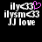 Pixelated text and symbols on black background with one frame showing a pink heart overlay on the top-right symbol.