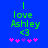 Green text reads 'I love Ashley <3' over a blue background with pink and purple starbursts, showing animation in the bottom-left starburst.
