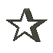 star-shaped icons with varying metallic and gradient outlines in shades of gray, gold, brown, blue, and teal on a light gray background