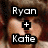 A pixelated image of a person with brown hair and light skin, featuring overlaid text elements in black rectangular boxes.