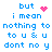 Blue pixelated text on white background with pink heart and dot animations in four repeated