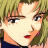 A pixelated anime-style character face with green hair and red lips on the left, next to a black background with white text reading "Anime IM" above smaller cursive text "COM" on the right.