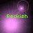 Four- of purple-hued animated icons with green 'Peckish' text, each showing a glowing circular light source in different positions