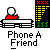 Pixelated character in red shirt sits at desk with phone, interacting with yellow circular icons and vertical bar graphs on gray background.