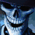 Pixelated of six distinct buddy icons featuring skulls, text, and a character with a hat, arranged in two of three