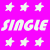 Pixelated cartoon woman in pink dress with changing facial expressions under text reading 'single and lookin' on purple background.