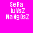 Four display identical pixelated text on solid backgrounds: top-left magenta, top-right light pink, bottom-left yellow, bottom-right light pink