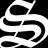 White stylized 'S' logo, text 'Phi Mu Alpha Sinfonia', and triangular geometric patterns on black background with pixelated artifacts.